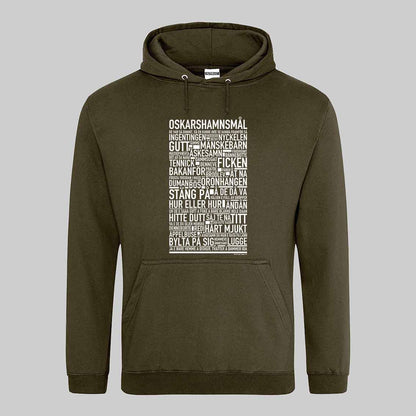 Oskarshamnsmål Dialekt Text Hoodie