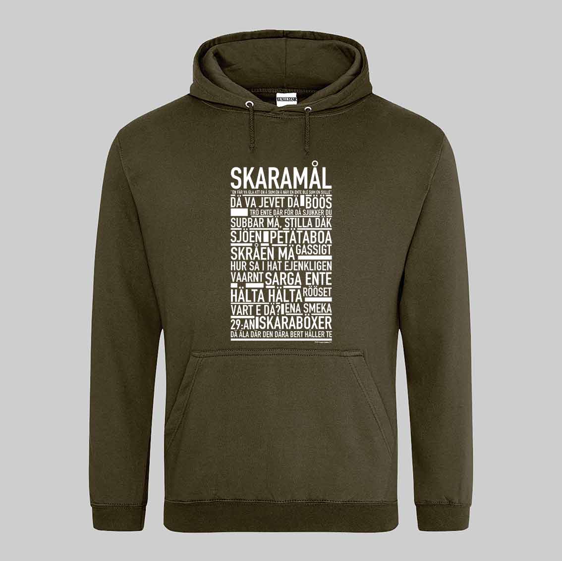Skaramål Dialekt Text Hoodie
