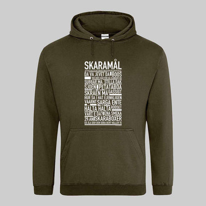 Skaramål Dialekt Text Hoodie