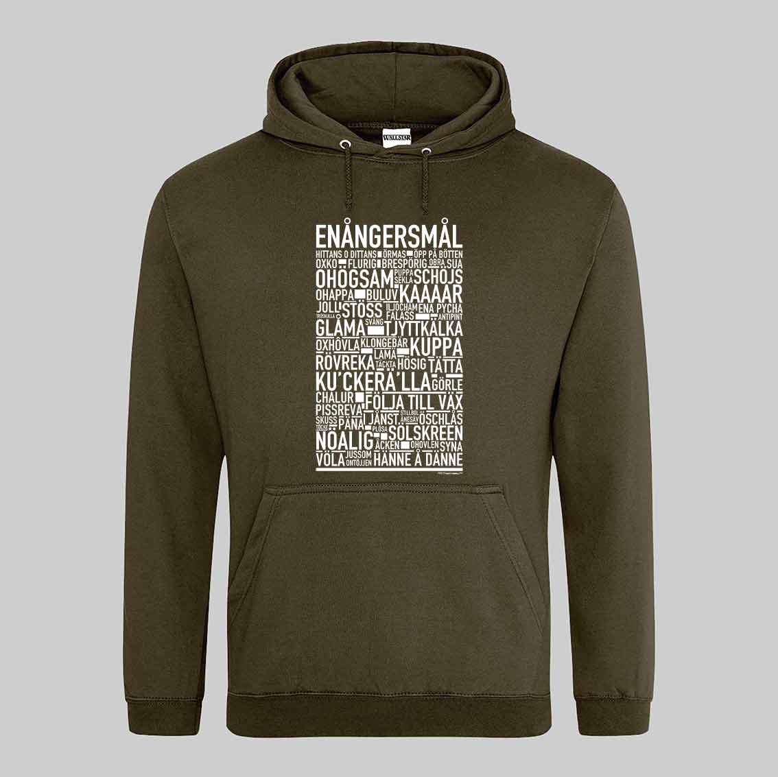 Enångersmål Dialekt Text Hoodie
