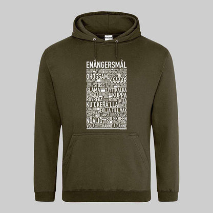 Enångersmål Dialekt Text Hoodie