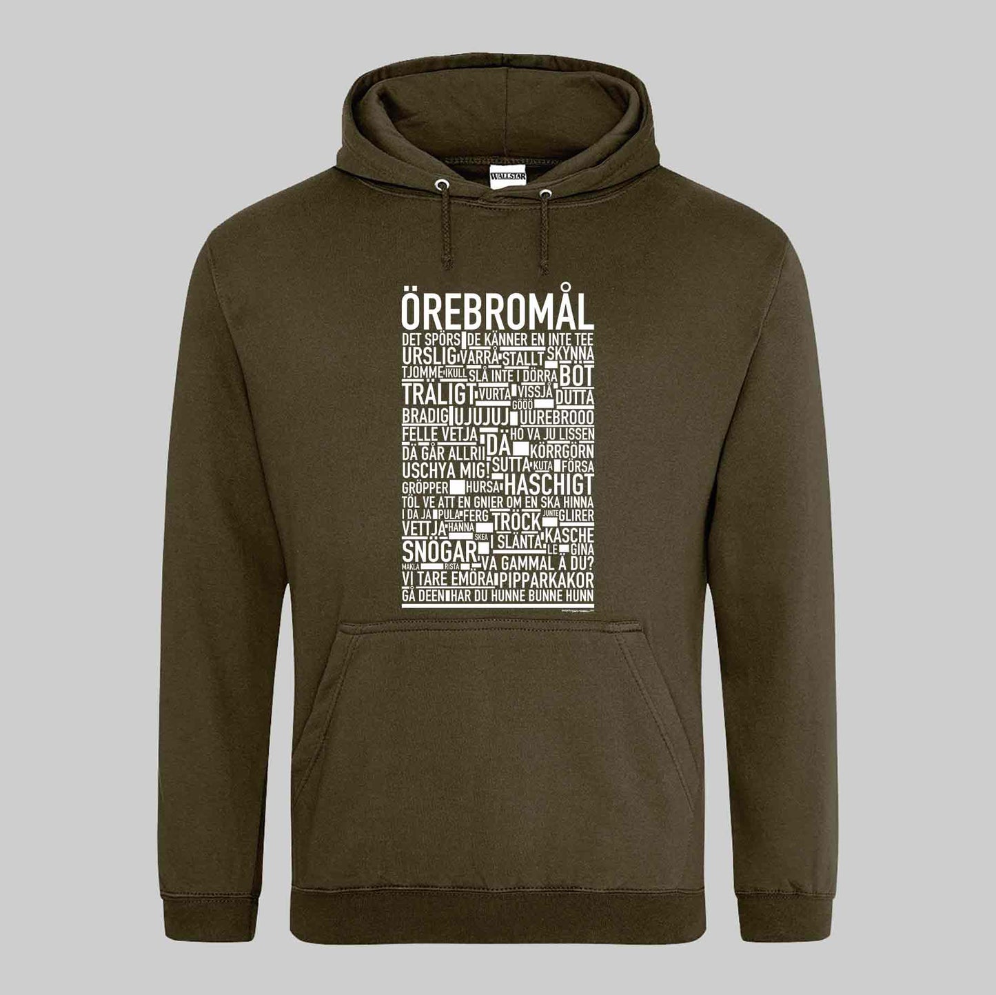 Örebromål Dialekt Text Hoodie