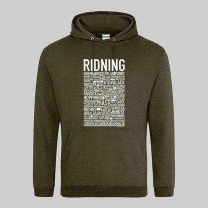 Ridning Text Hoodie