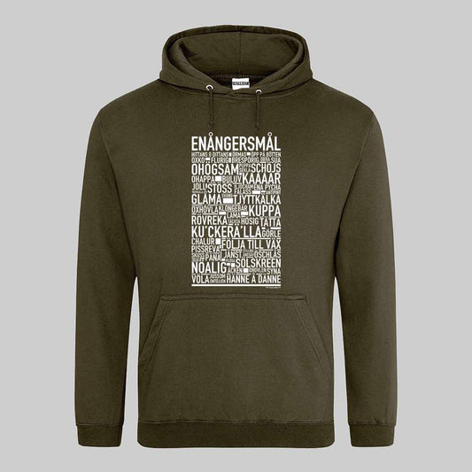 Enångersmål Dialekt Text Hoodie