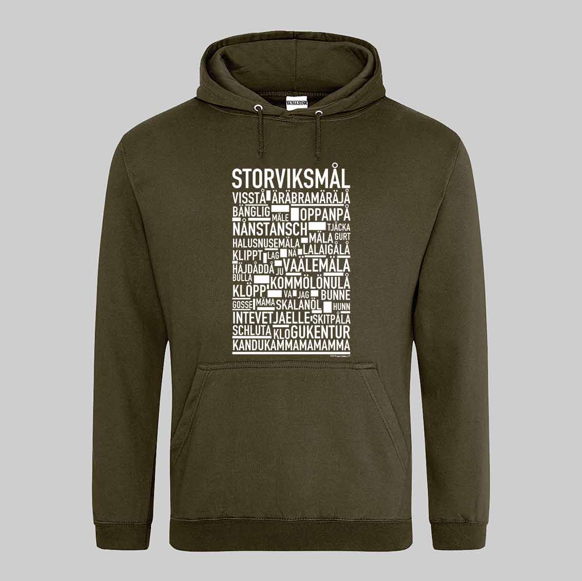 Storviksmål Dialekt Text Hoodie