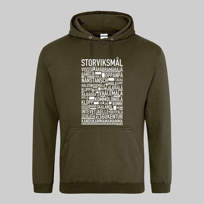 Storviksmål Dialekt Text Hoodie