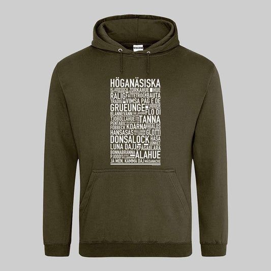 Höganäsiska Dialekt Text Hoodie
