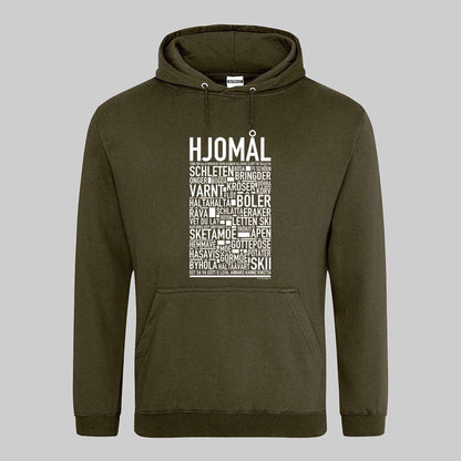 Hjomål Dialekt Text Hoodie