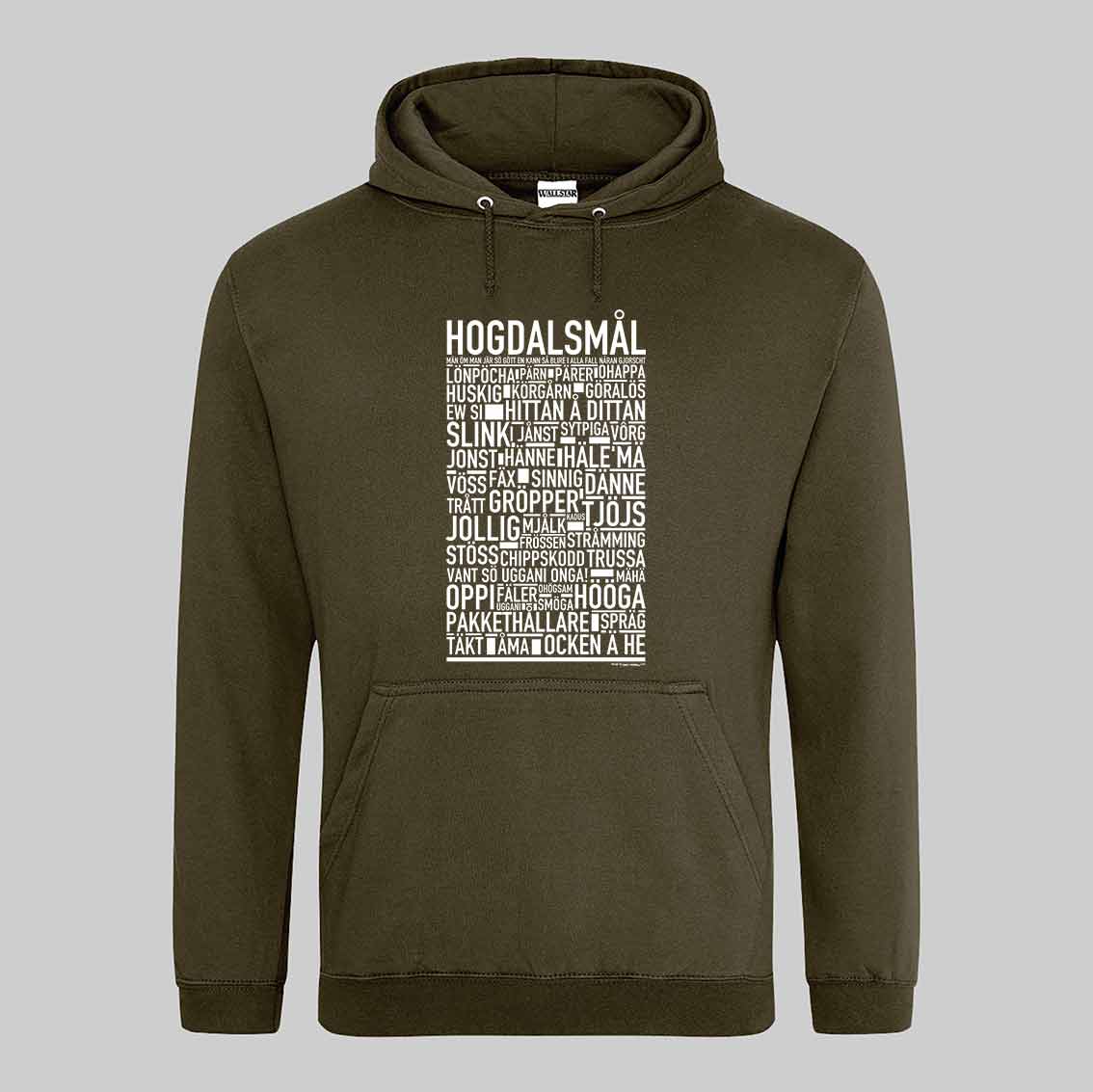 Hogdalsmål Dialekt Text Hoodie