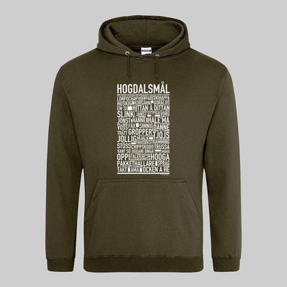 Hogdalsmål Dialekt Text Hoodie