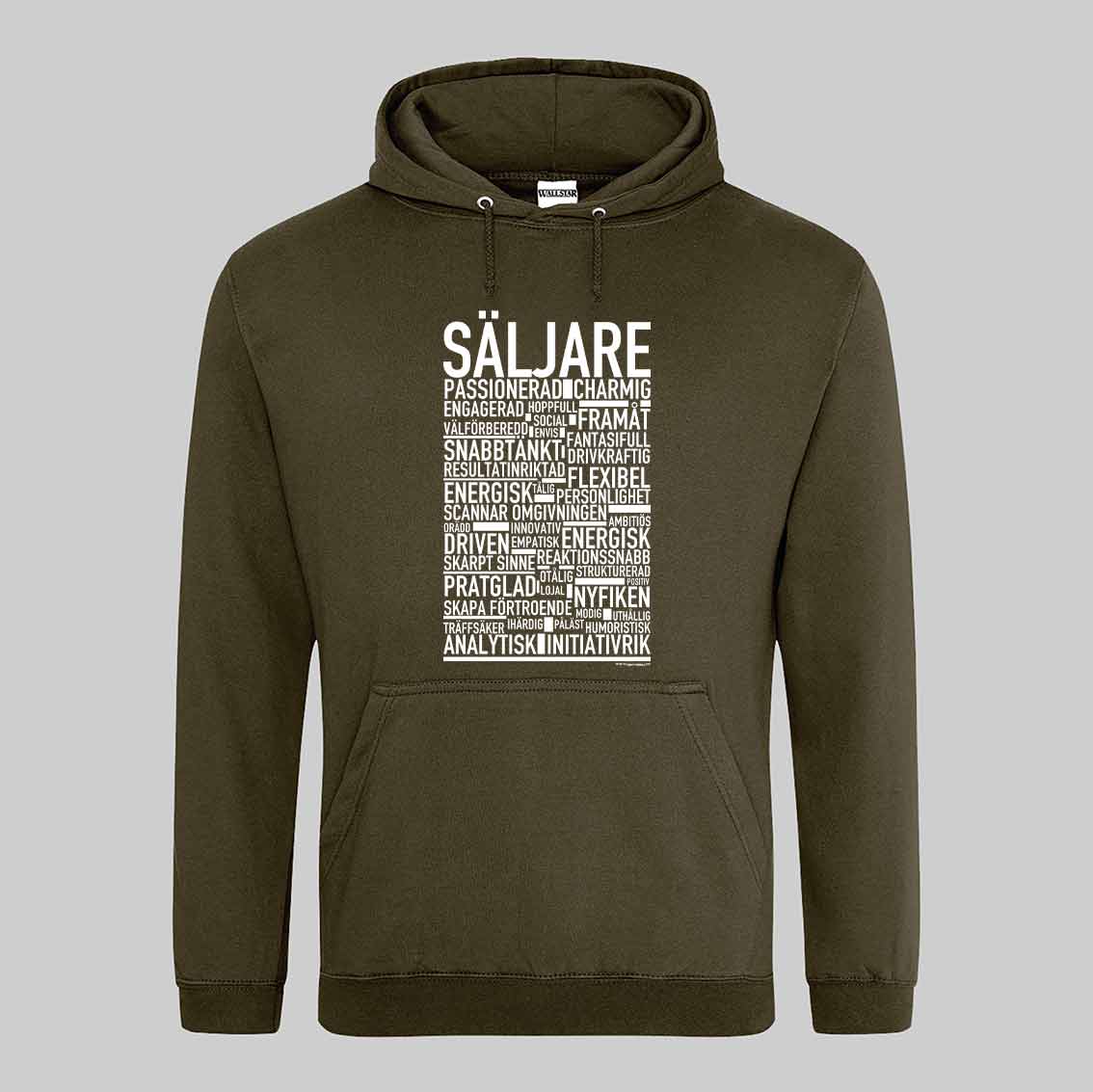 Säljare Text Hoodie