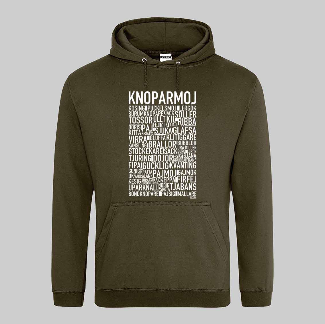 Knoparmoj Dialekt Text Hoodie