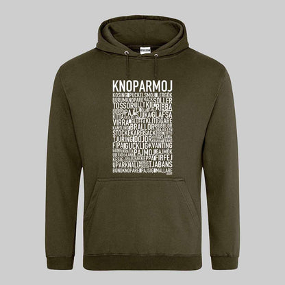 Knoparmoj Dialekt Text Hoodie