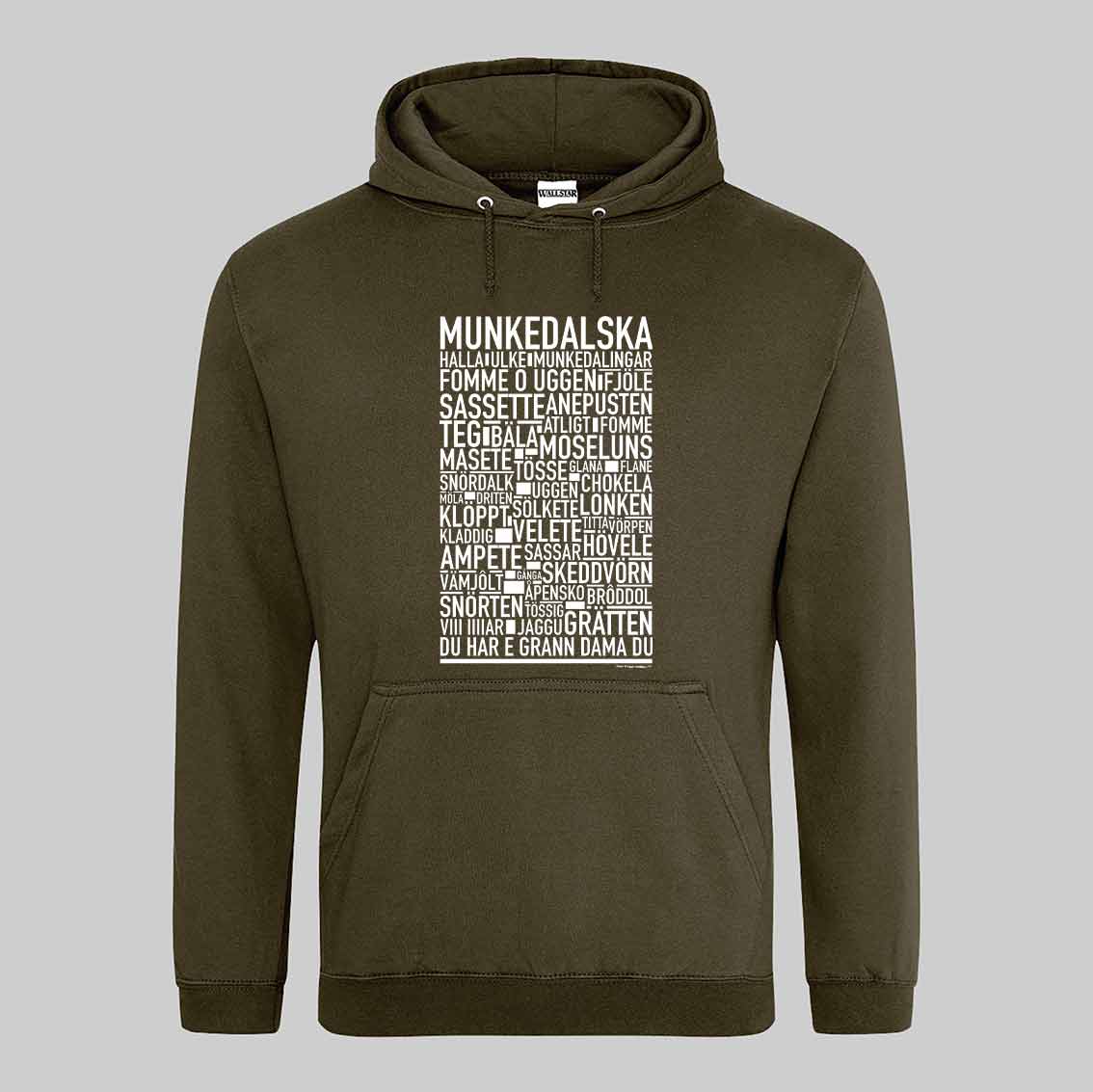 Munkedalska Dialekt Text Hoodie