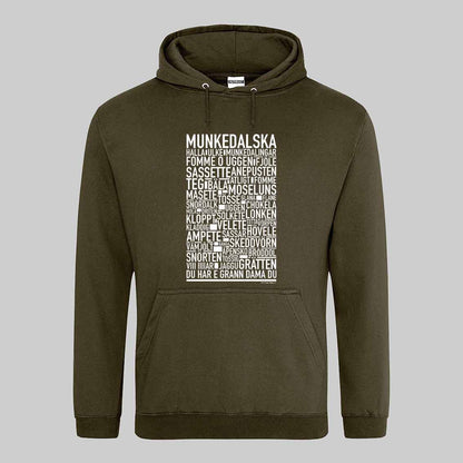 Munkedalska Dialekt Text Hoodie