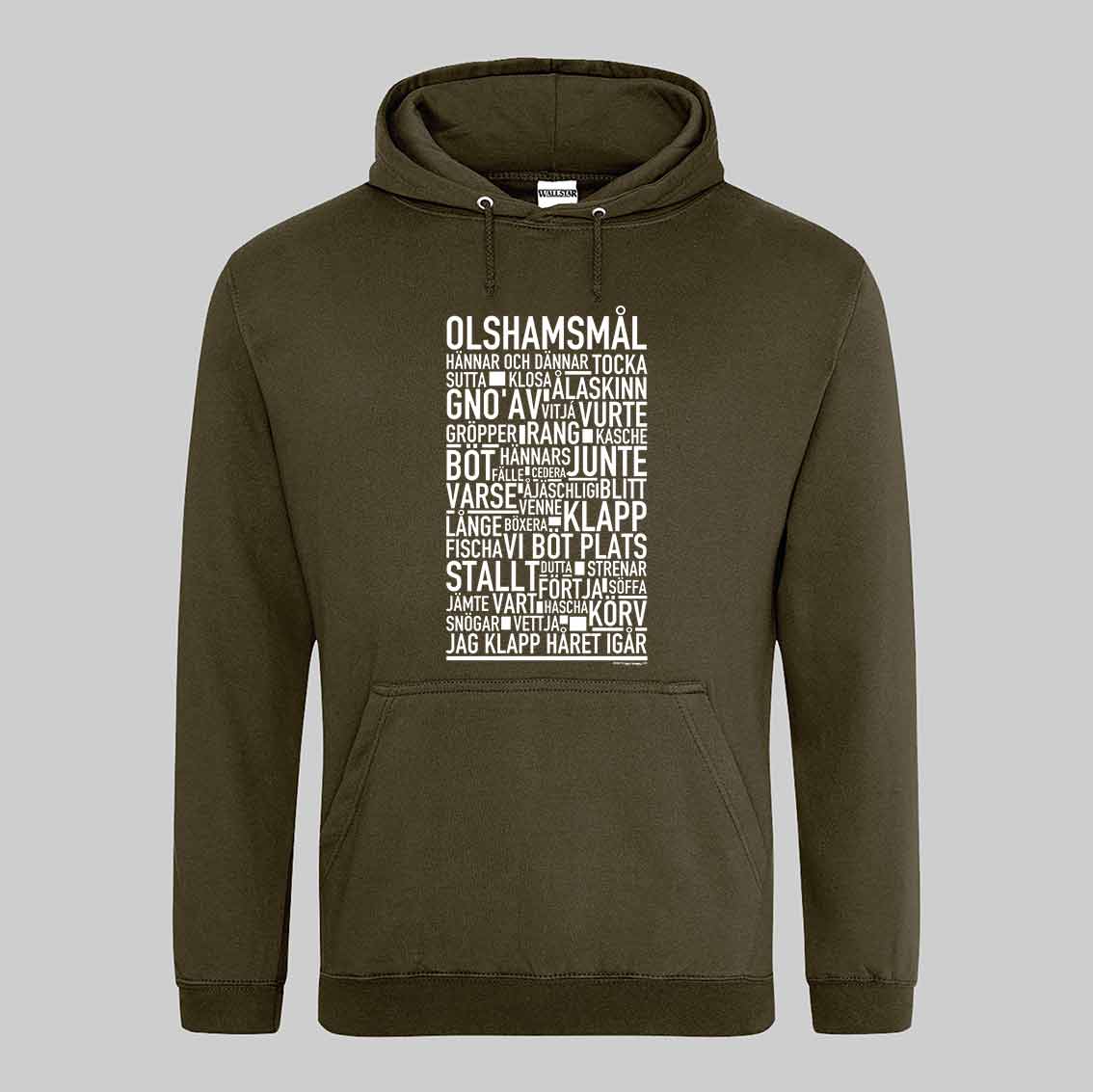 Olshamsmål Dialekt Text Hoodie