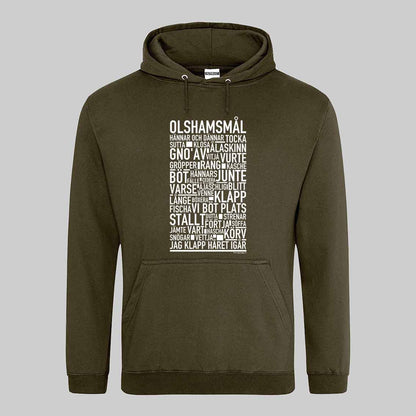 Olshamsmål Dialekt Text Hoodie