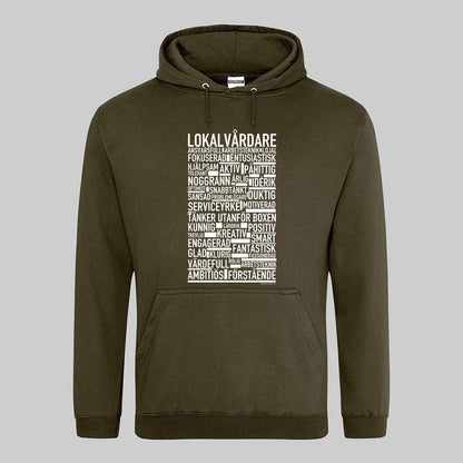 Lokalvårdare Text Hoodie