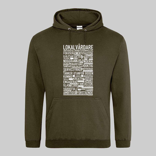 Lokalvårdare Text Hoodie