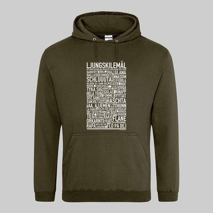 Ljungskilemål Dialekt Text Hoodie