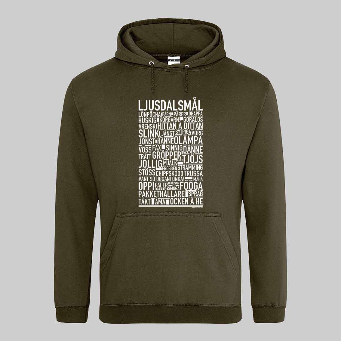 Ljusdalsmål Dialekt Text Hoodie
