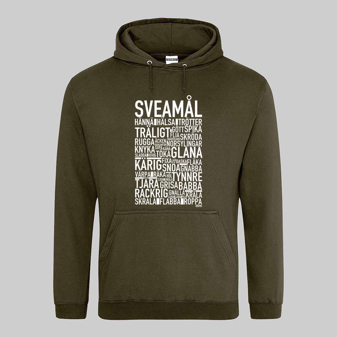 Sveamål Dialekt Text Hoodie