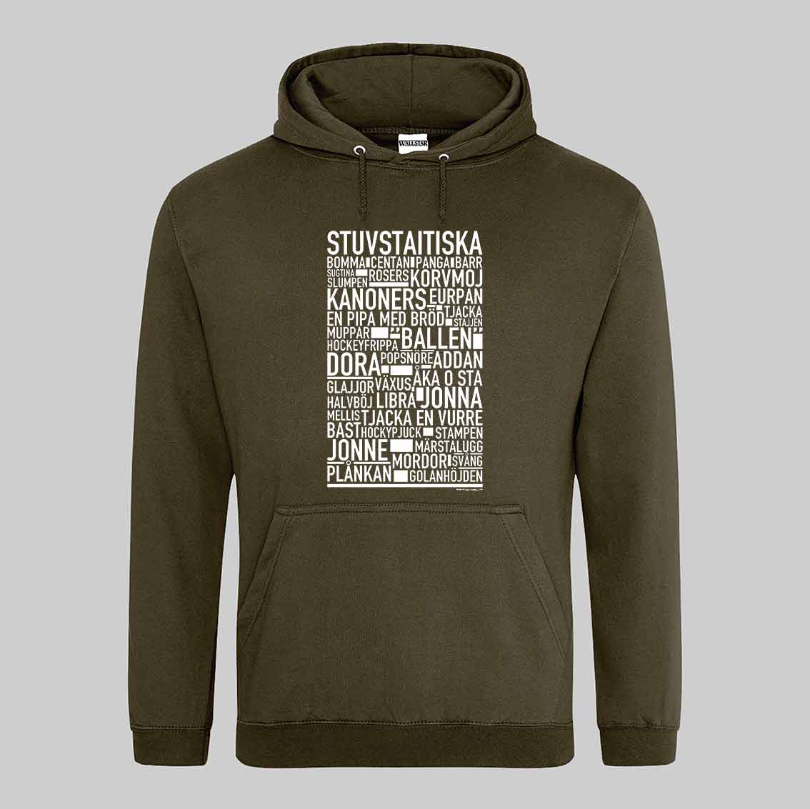 Stuvstaitiska Dialekt Text Hoodie