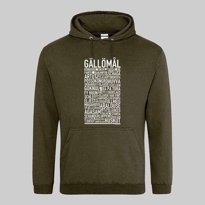 Gällömål Dialekt Text Hoodie