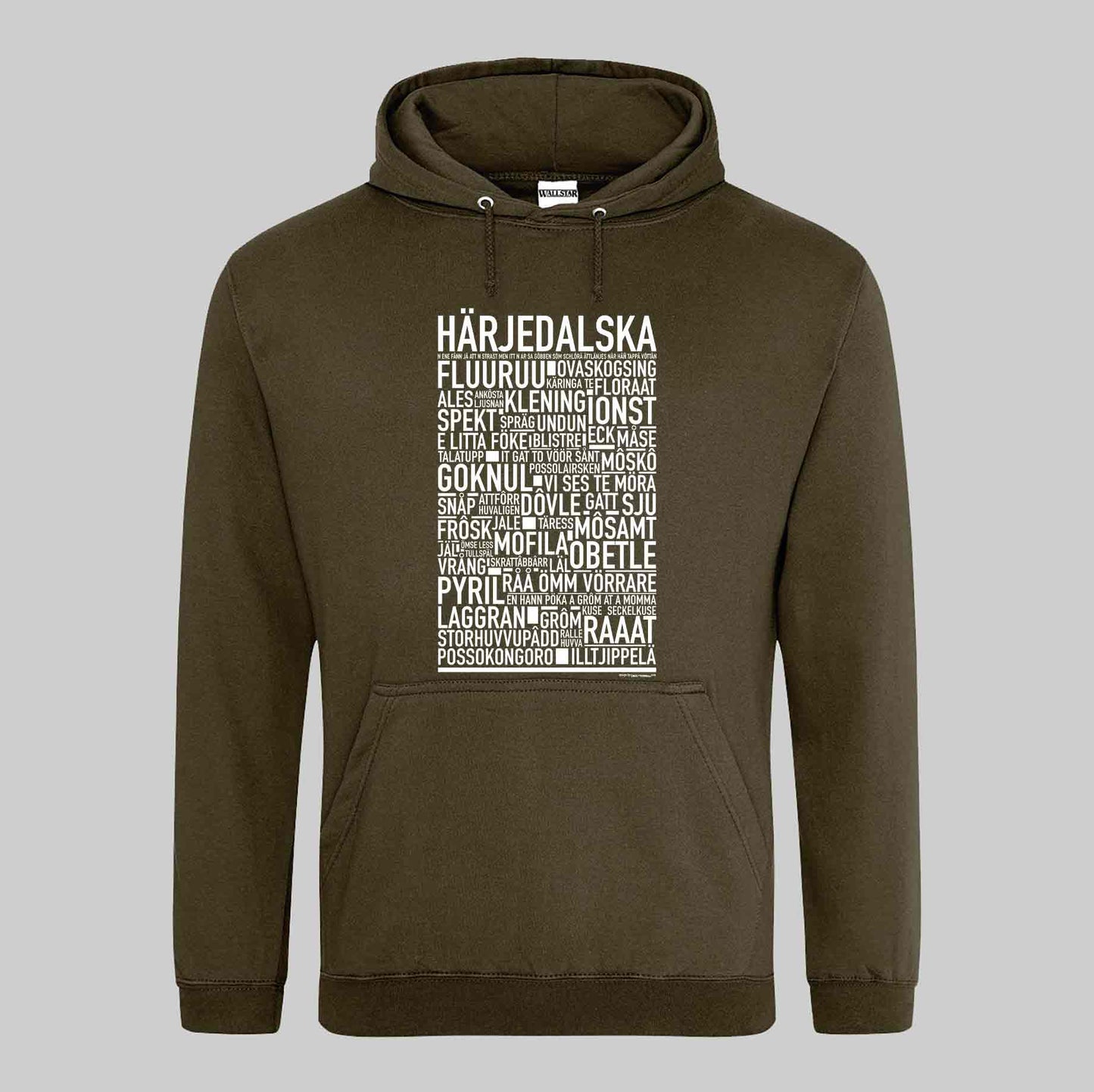 Härjedalska Dialekt Text Hoodie