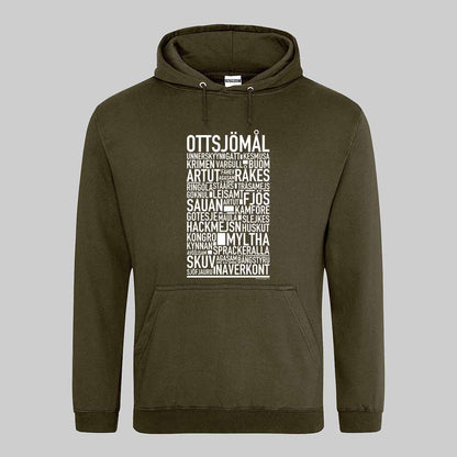 Ottsjömål Dialekt Text Hoodie