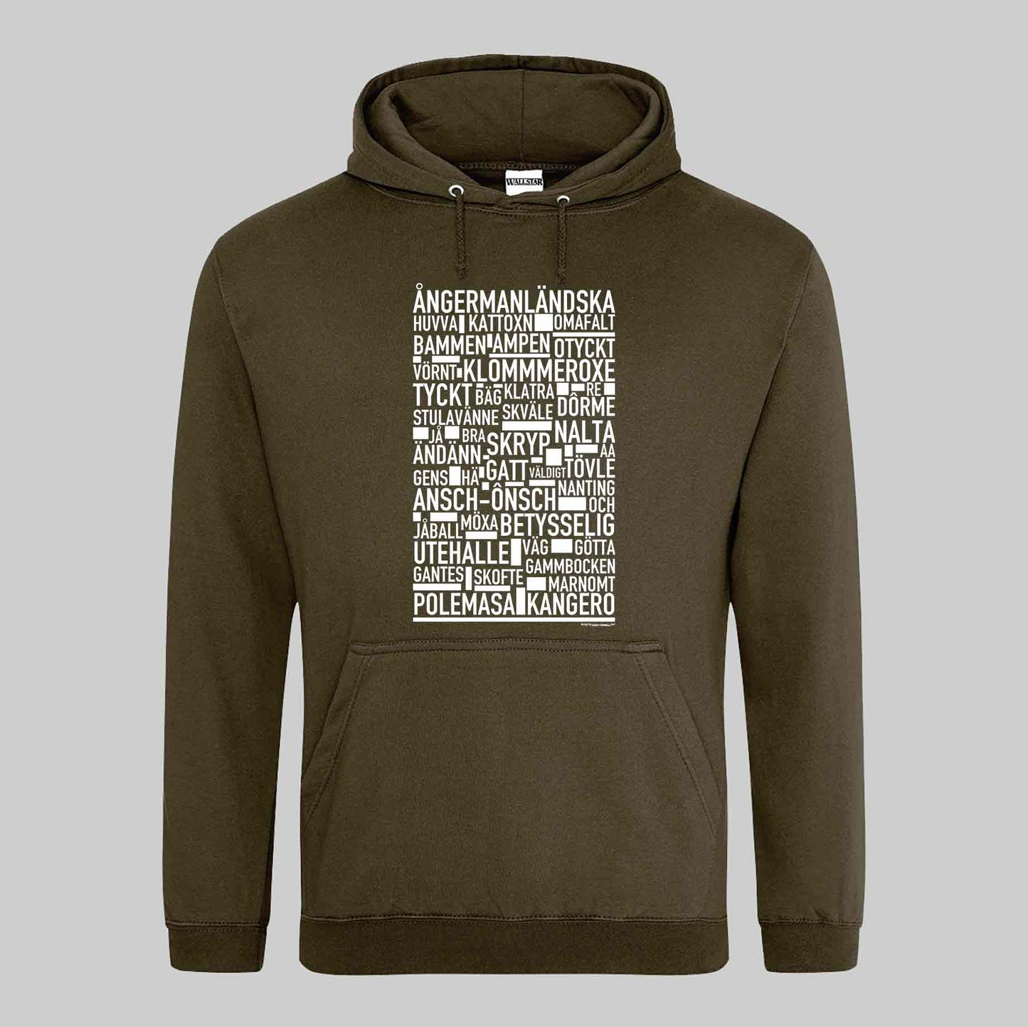 Ångermanländska Dialekt Text Hoodie