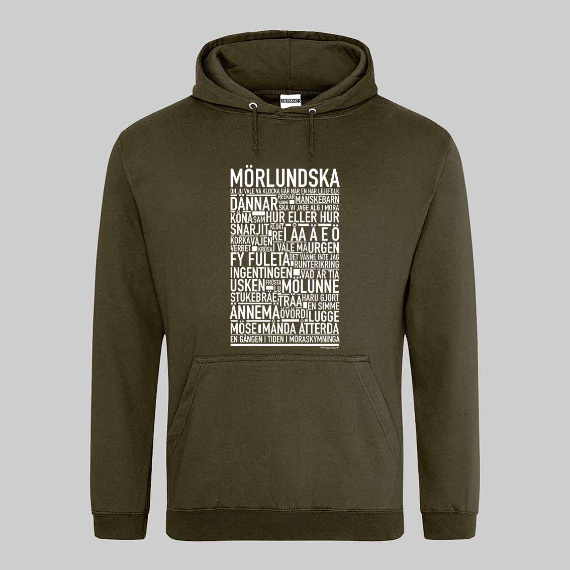 Mörlundska Dialekt Text Hoodie