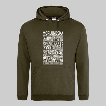 Mörlundska Dialekt Text Hoodie