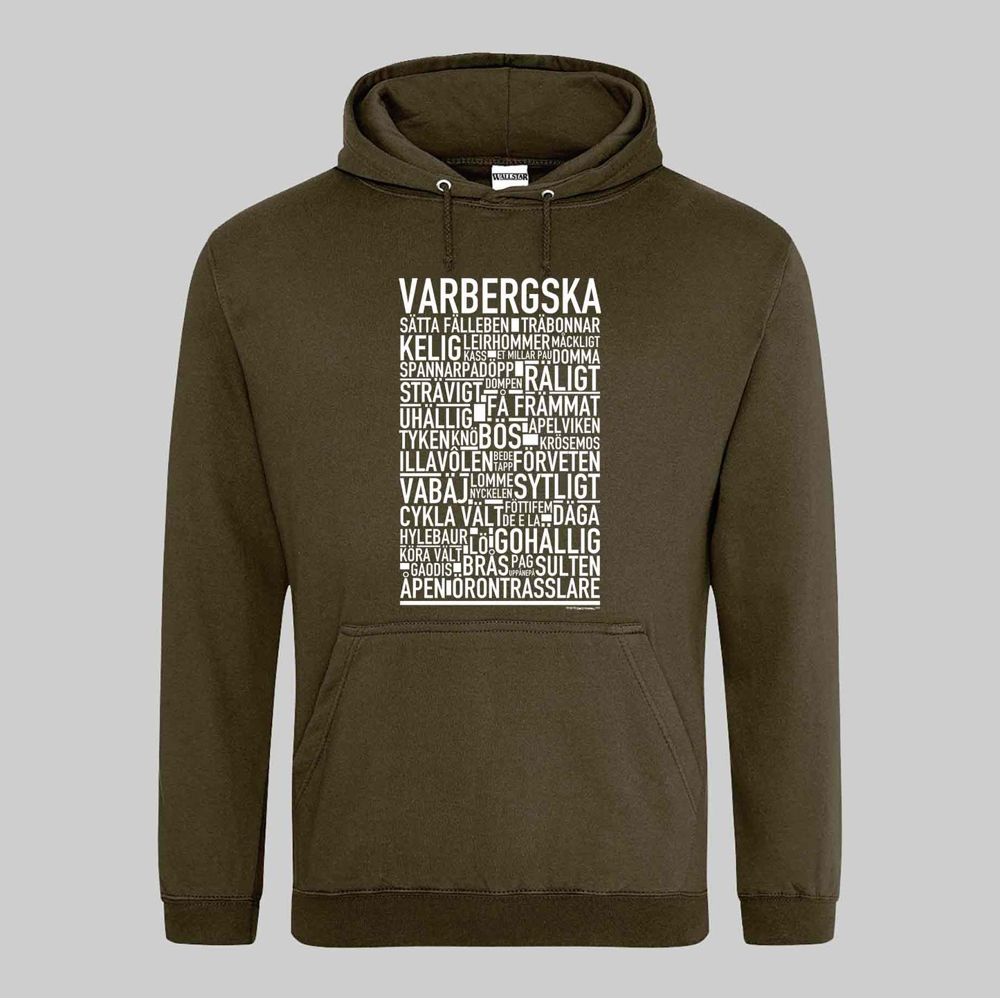 Varbergska Dialekt Text Hoodie