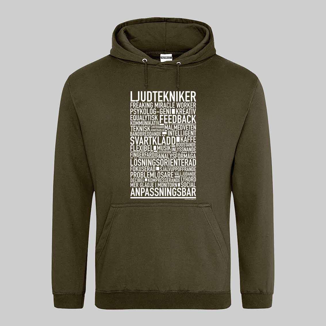Ljudtekniker Text Hoodie