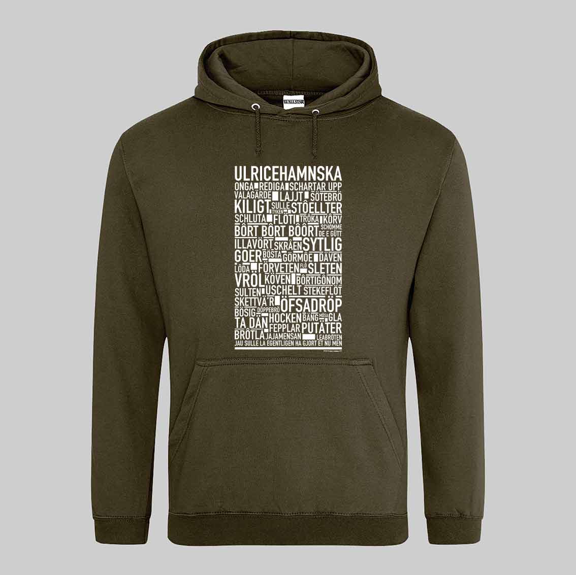 Ulricehamnska Dialekt Text Hoodie
