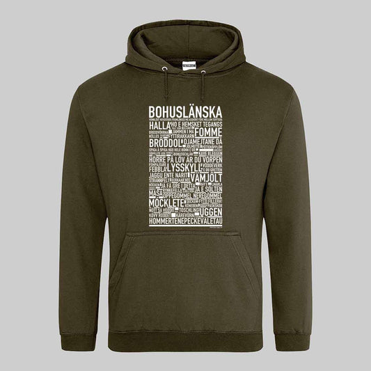 Bohuslänska Dialekt Text Hoodie