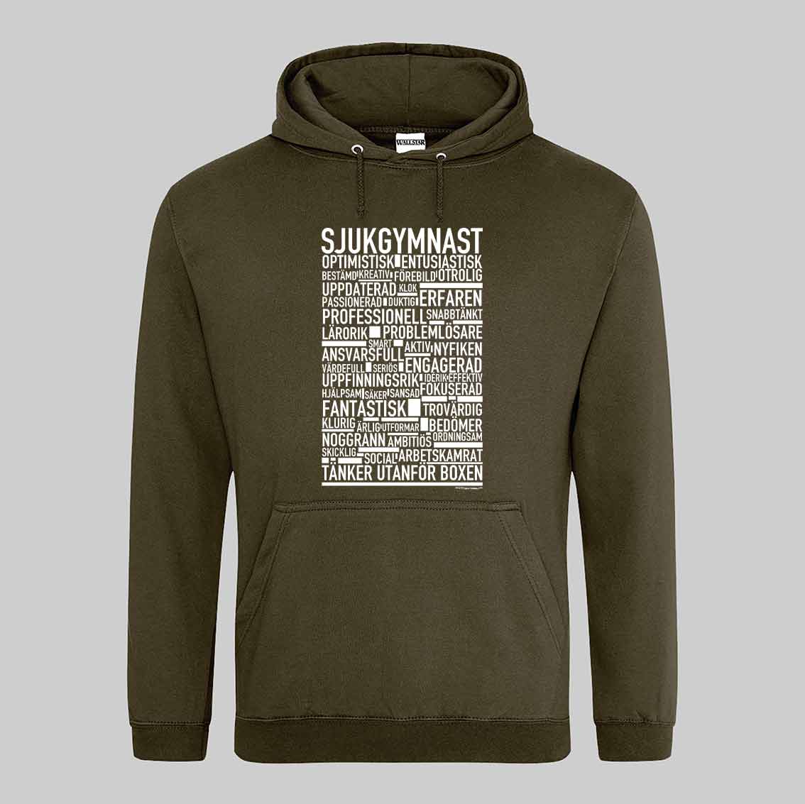 Sjukgymnast Text Hoodie