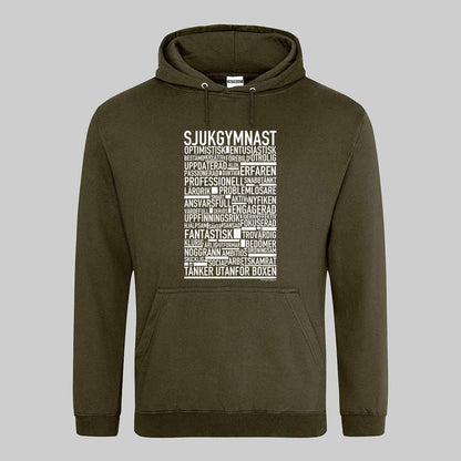 Sjukgymnast Text Hoodie