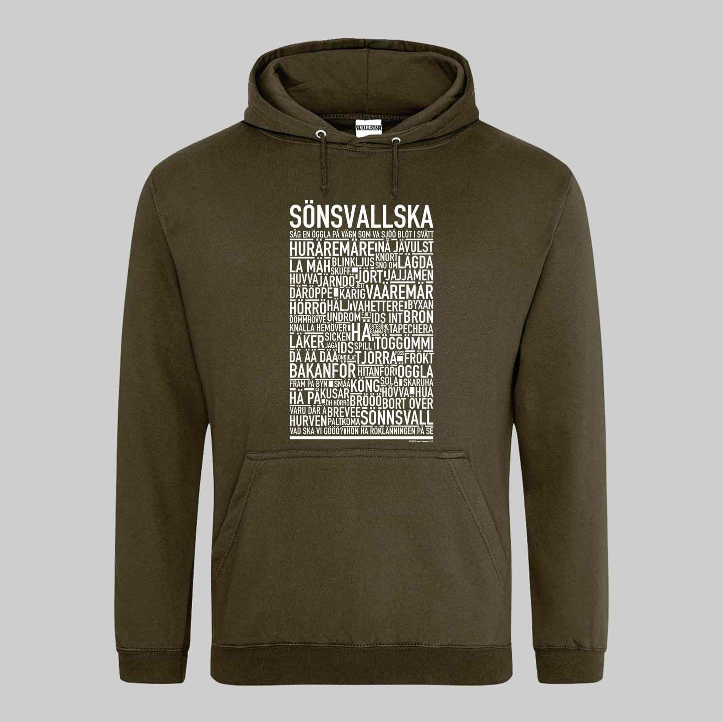 Sönsvallska Dialekt Text Hoodie
