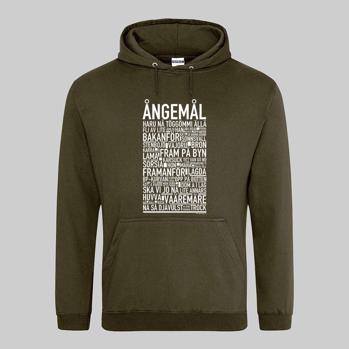 Ångemål Dialekt Text Hoodie