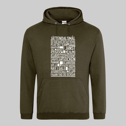 Jättendalsmål Dialekt Text Hoodie