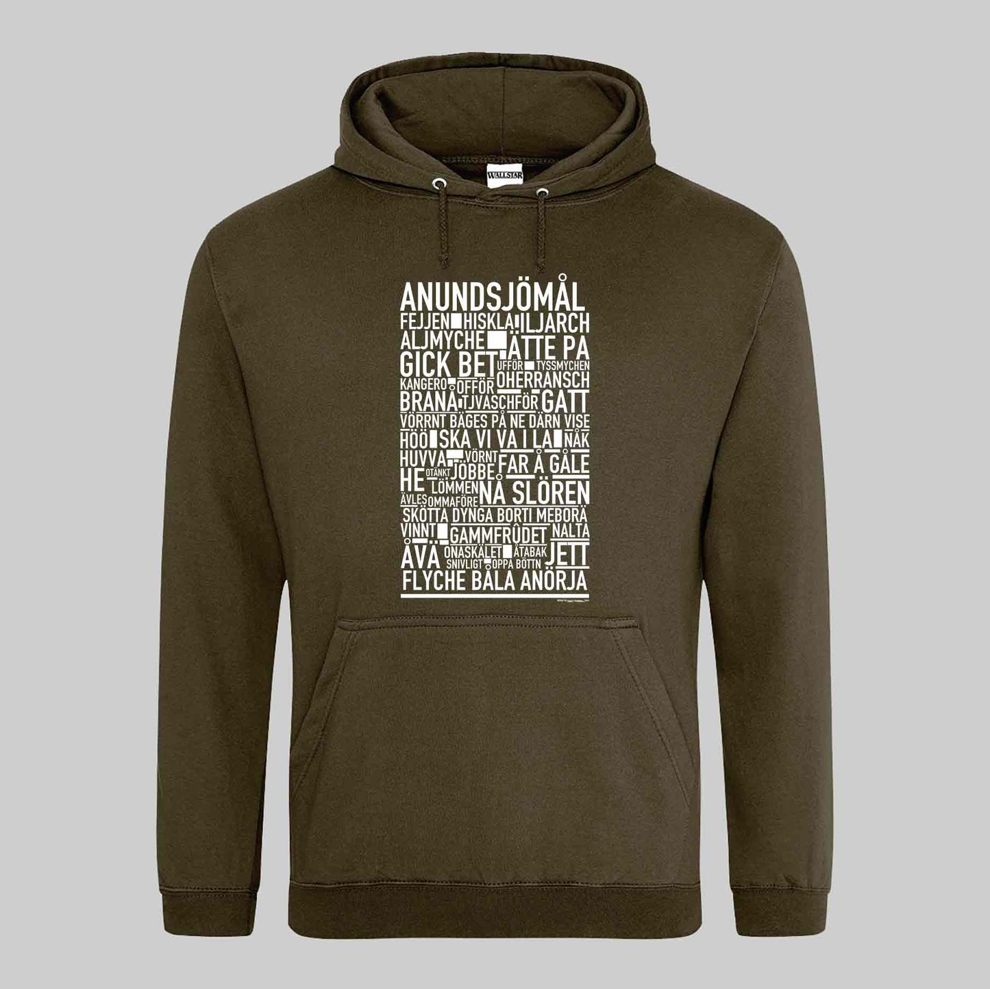 Anundsjömål Dialekt Text Hoodie