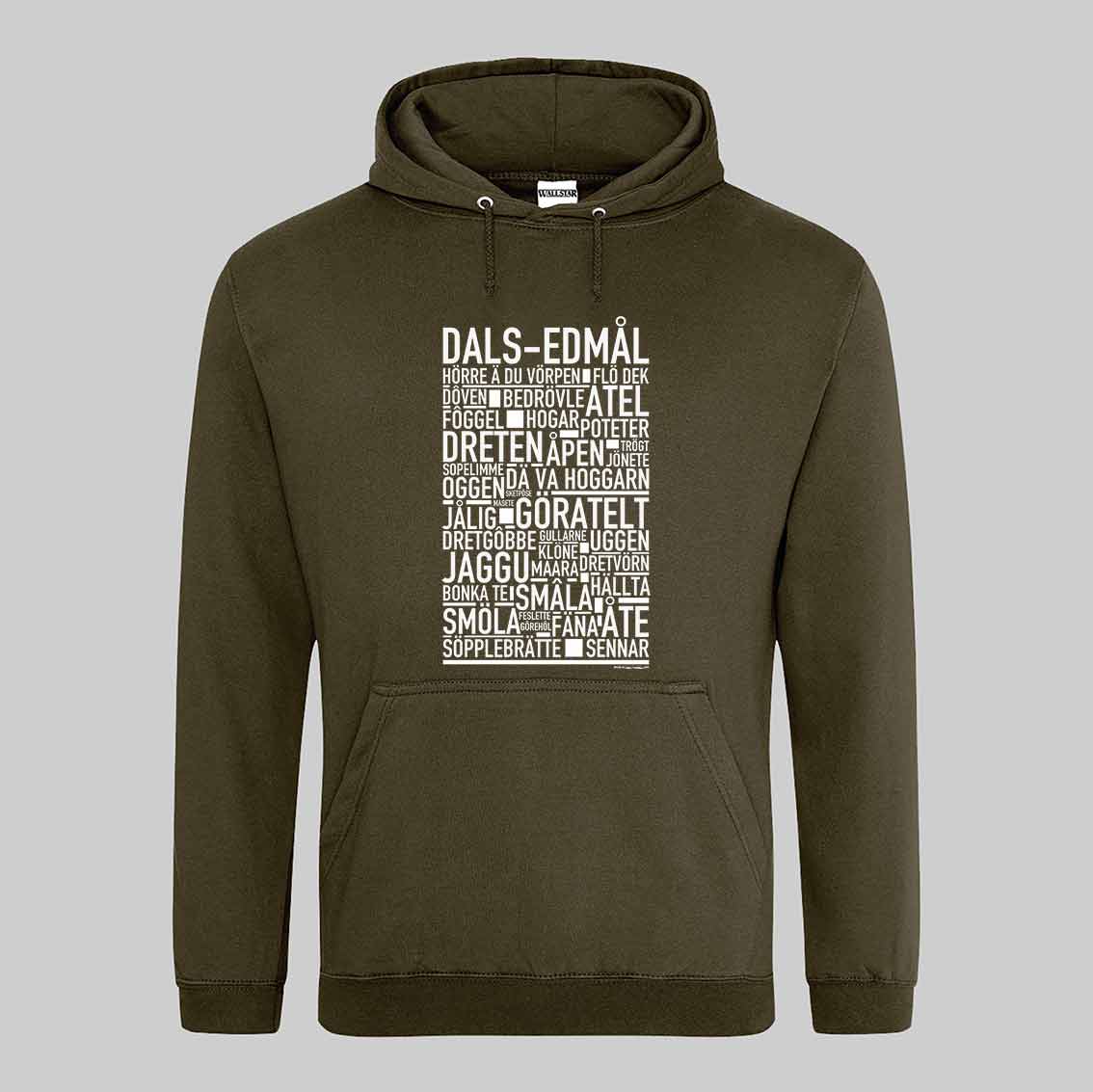 Dals-Edmål Dialekt Text Hoodie