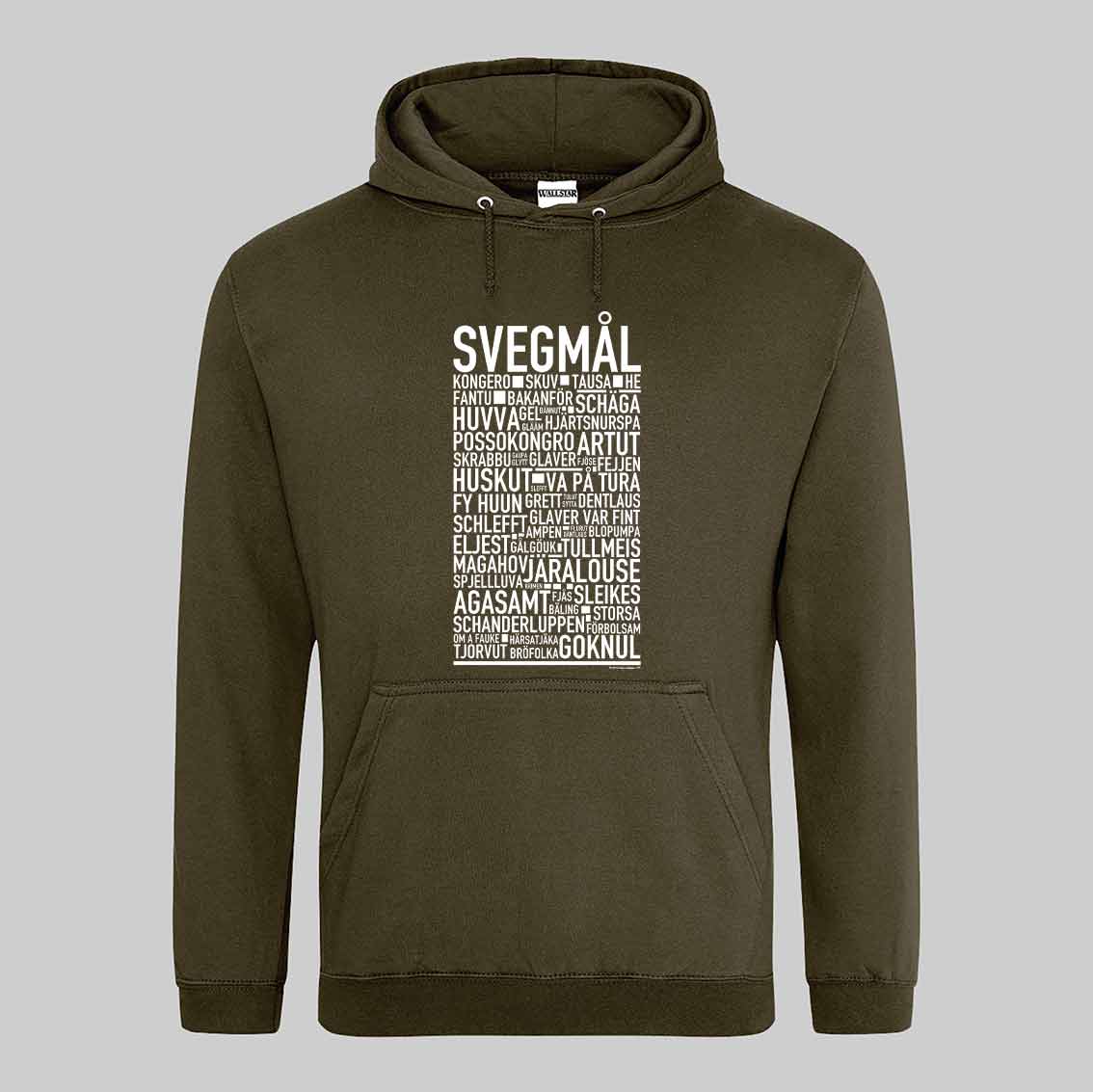 Svegmål Dialekt Text Hoodie