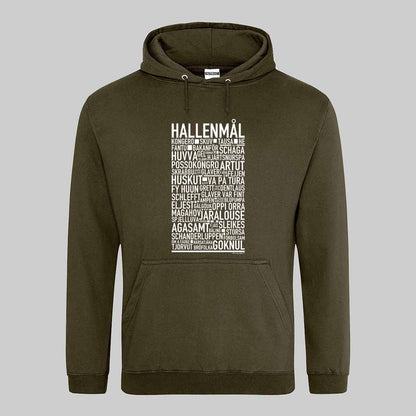 Hallenmål Dialekt Text Hoodie