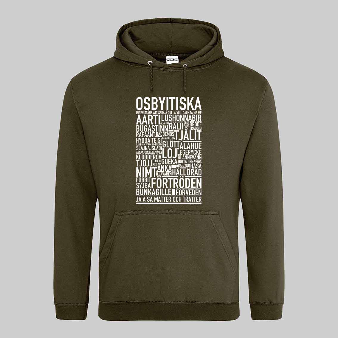 Osbyitiska Dialekt Text Hoodie