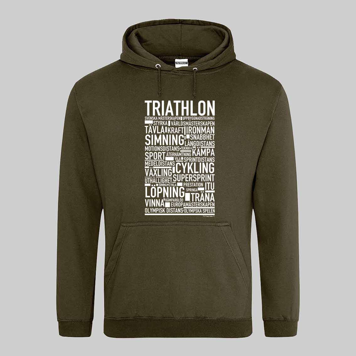 Triathlon Text Hoodie