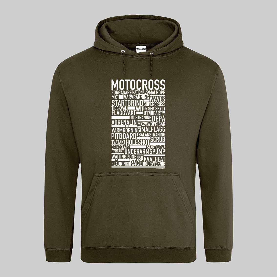 Motocross Text Hoodie
