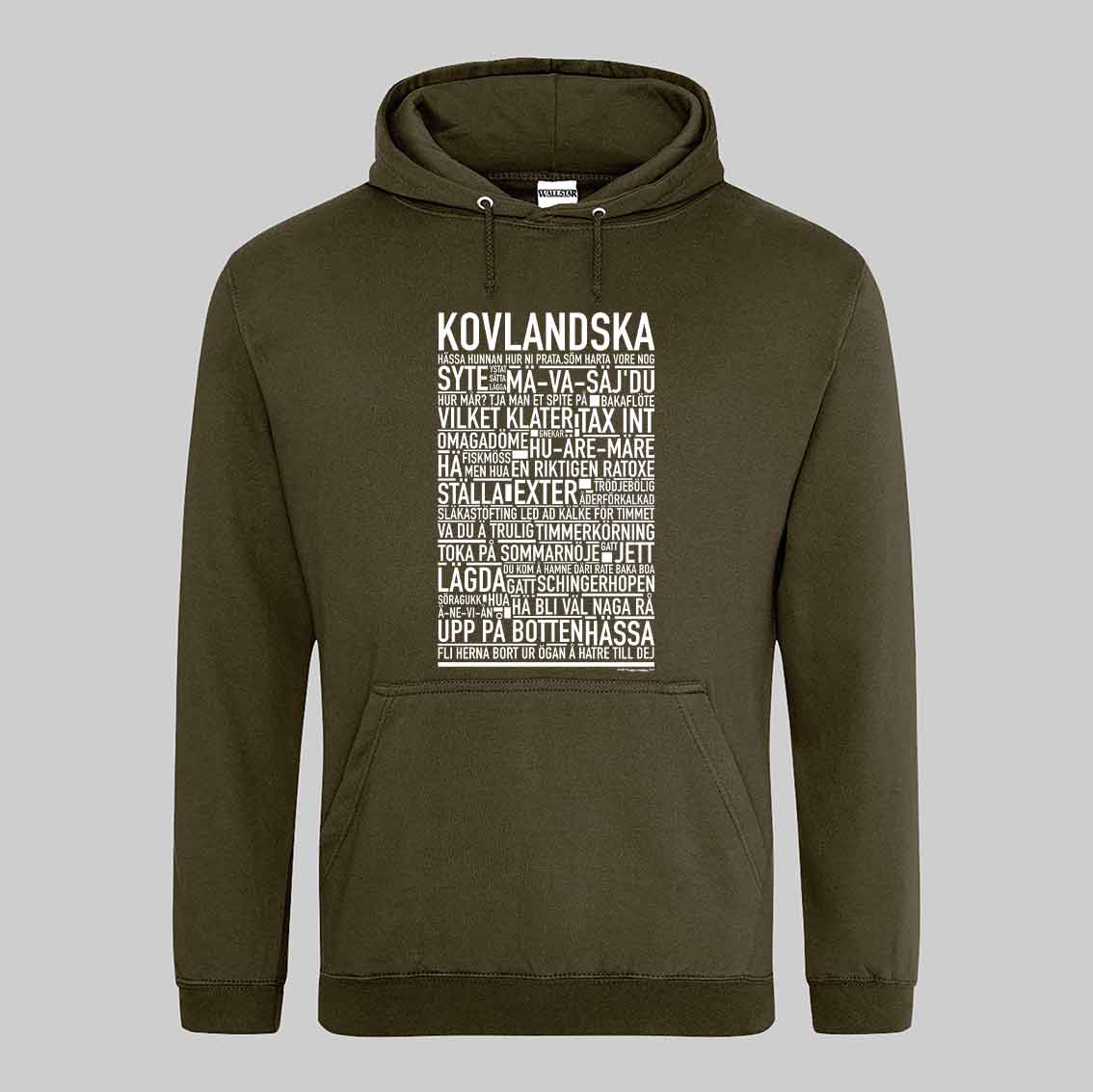 Kovlandska Dialekt Text Hoodie
